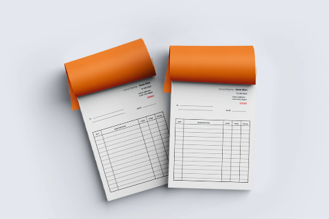 invoice design and printing